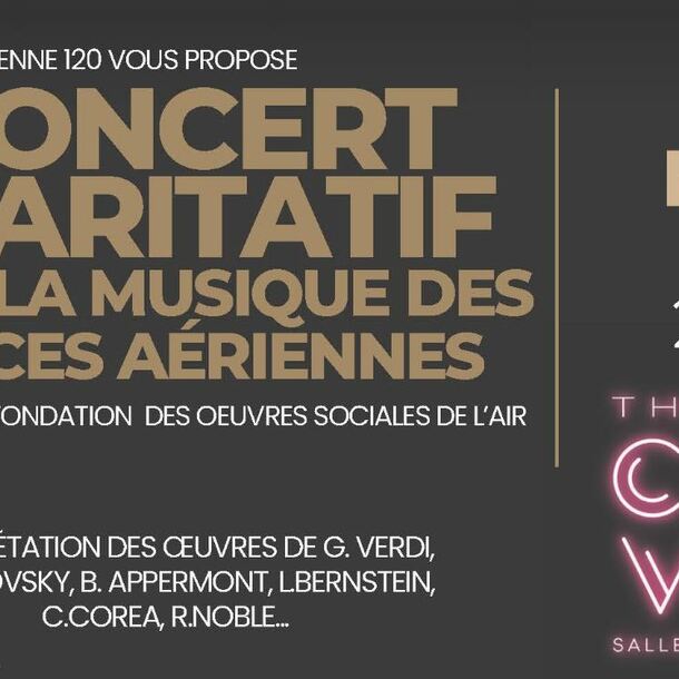 Concert Caritatif avec la musique des Forces Aériennes